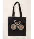 NDIAN BIKER TOTEBAG black